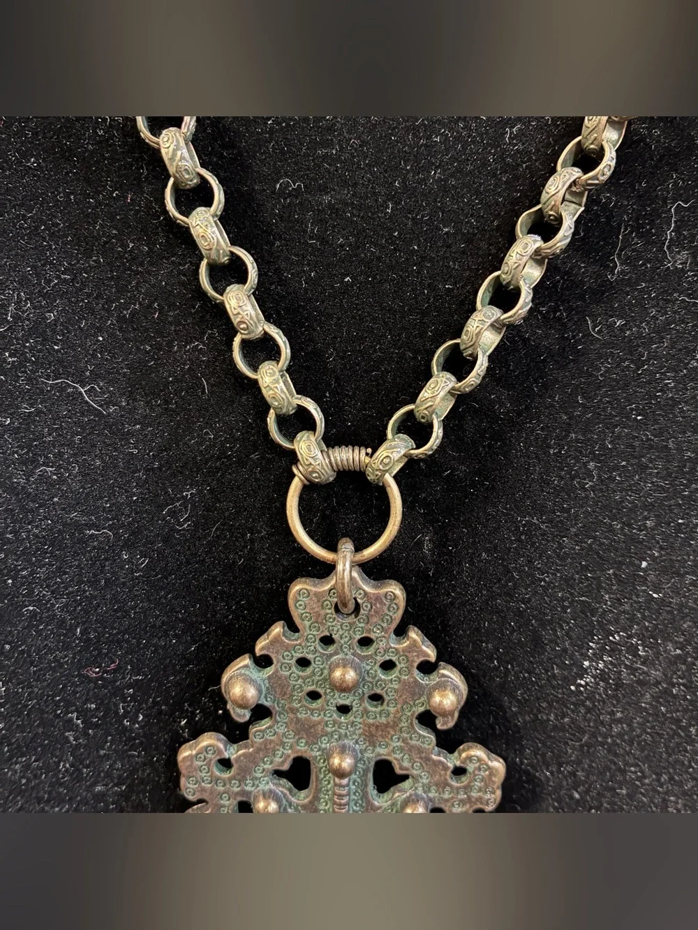 Jewelmint Nordic Kalevala Karkun Amulet Bronze Necklace Medieval Viking Style